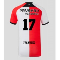 Camisa de Futebol Feyenoord Luka Ivanusec #17 Equipamento Principal 2024-25 Manga Curta